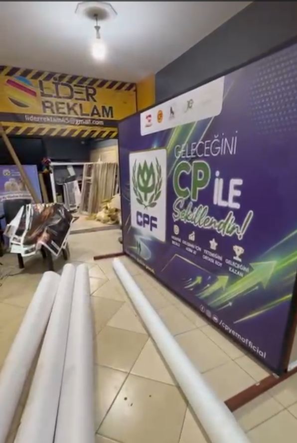 Turgutlu fuar standı ve cephe reklam baskı uygulaması - Lider Ofset