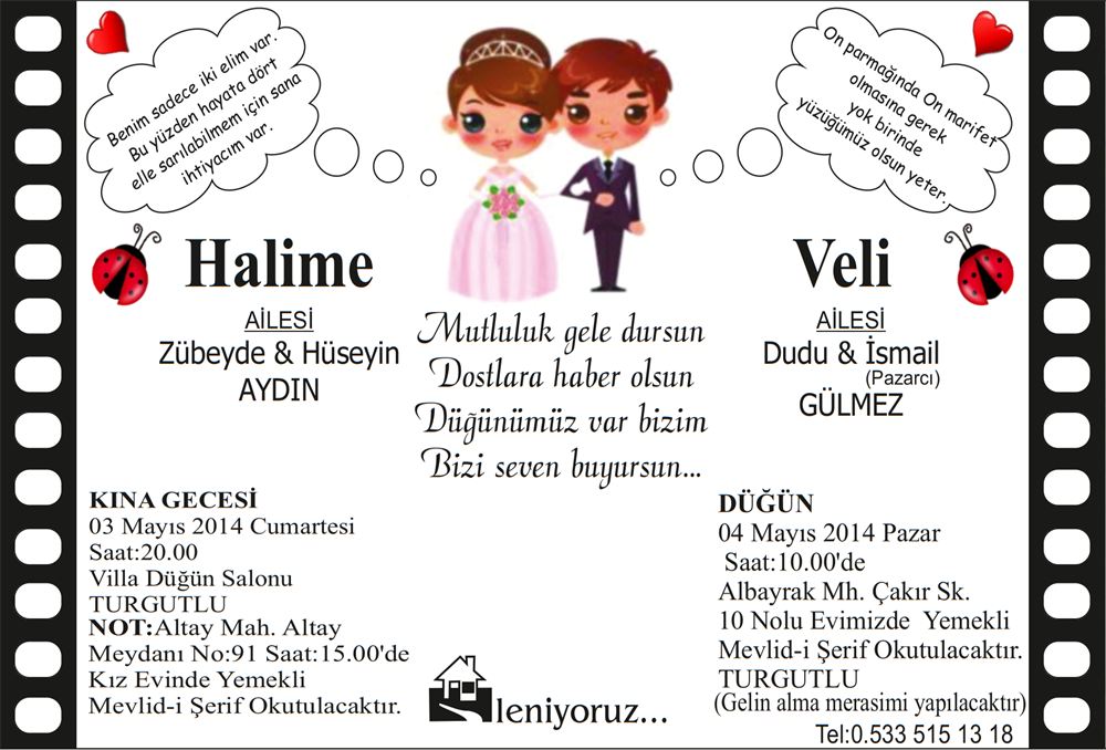 Turgutlu düğün nişan davetiyesi modeli 8 - Lider Ofset Matbaa
