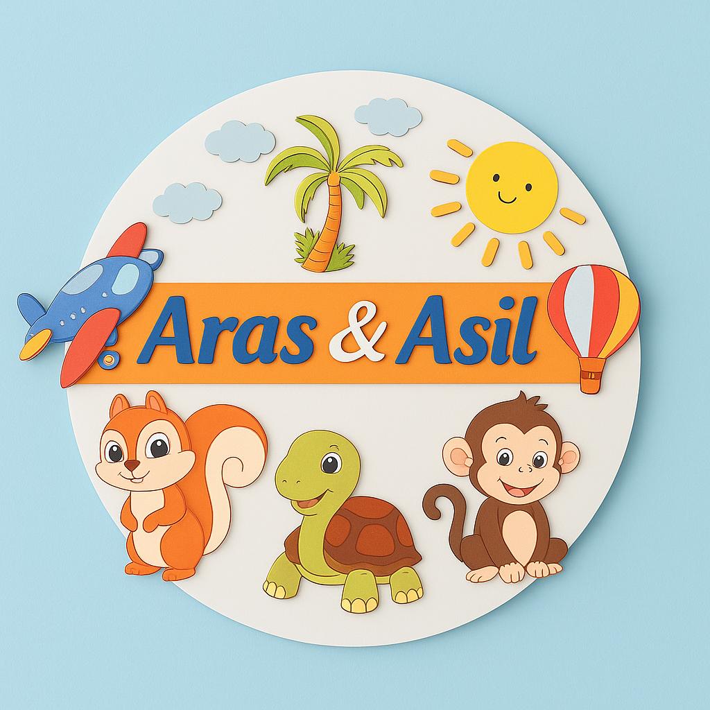 Ahşap kapı süsü