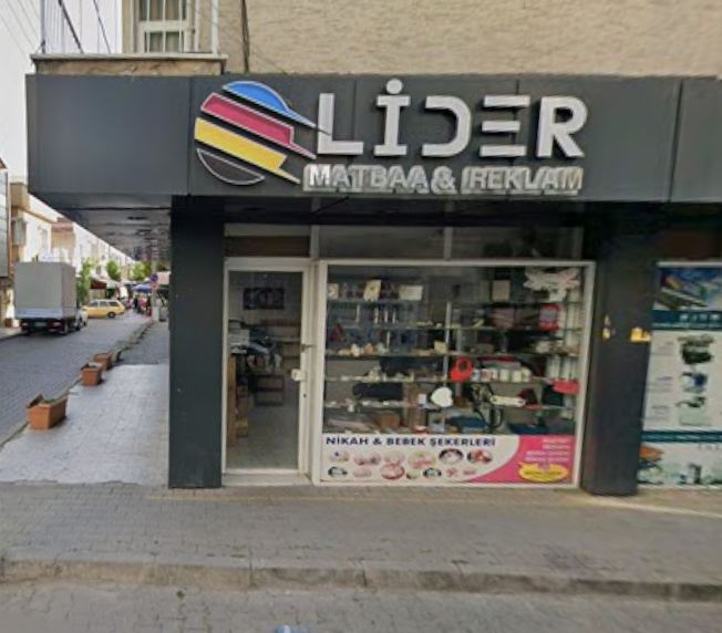 Turgutlu Lider Ofset dükkan cephe tabelası - mağaza tabela uygulaması